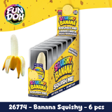 Fun Doh™ Banana Squishy - 6 Pieces Per Retail Ready Display 26774