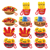 Emotional Support Snack Pack Keychains - 12 Pieces Per Retail Ready Display 26812