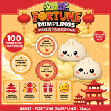 Fun Doh™ SquishZilla™ Fortune Cookie Dumpling Toy - 12 Pieces Per Retail Ready Display 26857