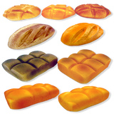 Fun Doh™ Squishy Bakery Slow Rise Mega Bread - 6 Pieces Per Retail Ready Display 26891