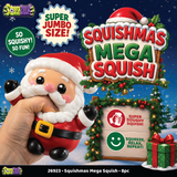 Fun Doh™ Squishmas Mega Squishy Toy Characters - 8 Pieces Per Retail Ready Display 26923