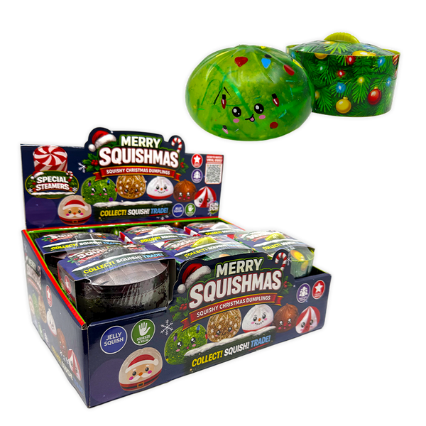Fun Doh™ Merry Squishmas Squishy Christmas Jelly Dumplings - 12 Pieces Per Retail Ready Display 27003