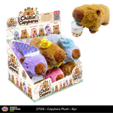 Chillin' Capybaras Plush - 6 Pieces Per Retail Ready Display 27126