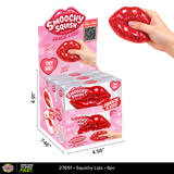 SquishZilla™ Smoochy Squish Squishy Toy - 6 Pieces Per Retail Ready Display 27651