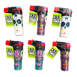 Molded Skull XXL Torch Lighter- 6 Pieces Per Retail Ready Display 40298 SMOKEZILLA