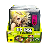 Cigarette Case with USB Coil Lighter - 6 Pieces Per Retail Ready Display 40307 SMOKEZILLA