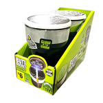 Glow In The Dark Printed Lid Butt Bucket Ashtray with LED Light - 2 Per Retail Ready Wholesale Display 40308 SMOKEZILLA