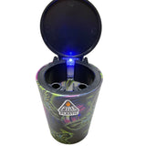 Full Print Butt Bucket Ashtray with LED Light - 2 Per Retail Ready Wholesale Display 40310