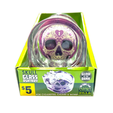 Glass Ashtray in Skull Shaped Design - 4 Per Retail Ready Display 40319 SMOKEZILLA