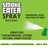 Air Freshener Smoke Eater Spray Fresh Burst- 4 Pieces Per Retail Ready Display 41305