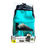 Leatherette Cigarette Pouch with Coin Wallet - 5 Pieces Per Retail Ready Display 41414 SMOKEZILLA