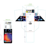 Mood Light LED Light-Up Coaster - 4 Pieces Per Retail Ready Display 41678 CAR VIBEZ