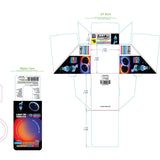 Mood Light LED Light-Up Coaster - 4 Pieces Per Retail Ready Display 41678 CAR VIBEZ