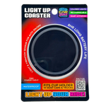 Mood Light LED Light-Up Coaster - 4 Pieces Per Retail Ready Display 41678 CAR VIBEZ