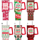 40 oz Insulated Stainless-Steel Holiday Cup - 6 Pieces Per Retail Ready Display 41709