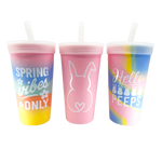 Easter Silicone 22oz Super Cups - 12 Pieces Per Pack 41801 ROUGHNECK