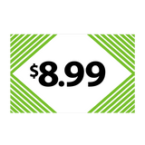 Merchandising Fixture - $8.99 Retail Tag 25 Per Pack 978440