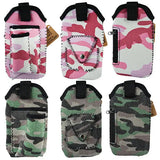 Bolsa de lona camuflada para celular - 6 unidades por expositor listo para venta al por menor 88311