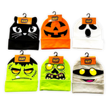 Halloween Knit Hat Beanie LED Light Assortment Floor Display - 36 Pieces Per Retail Ready Display  88463