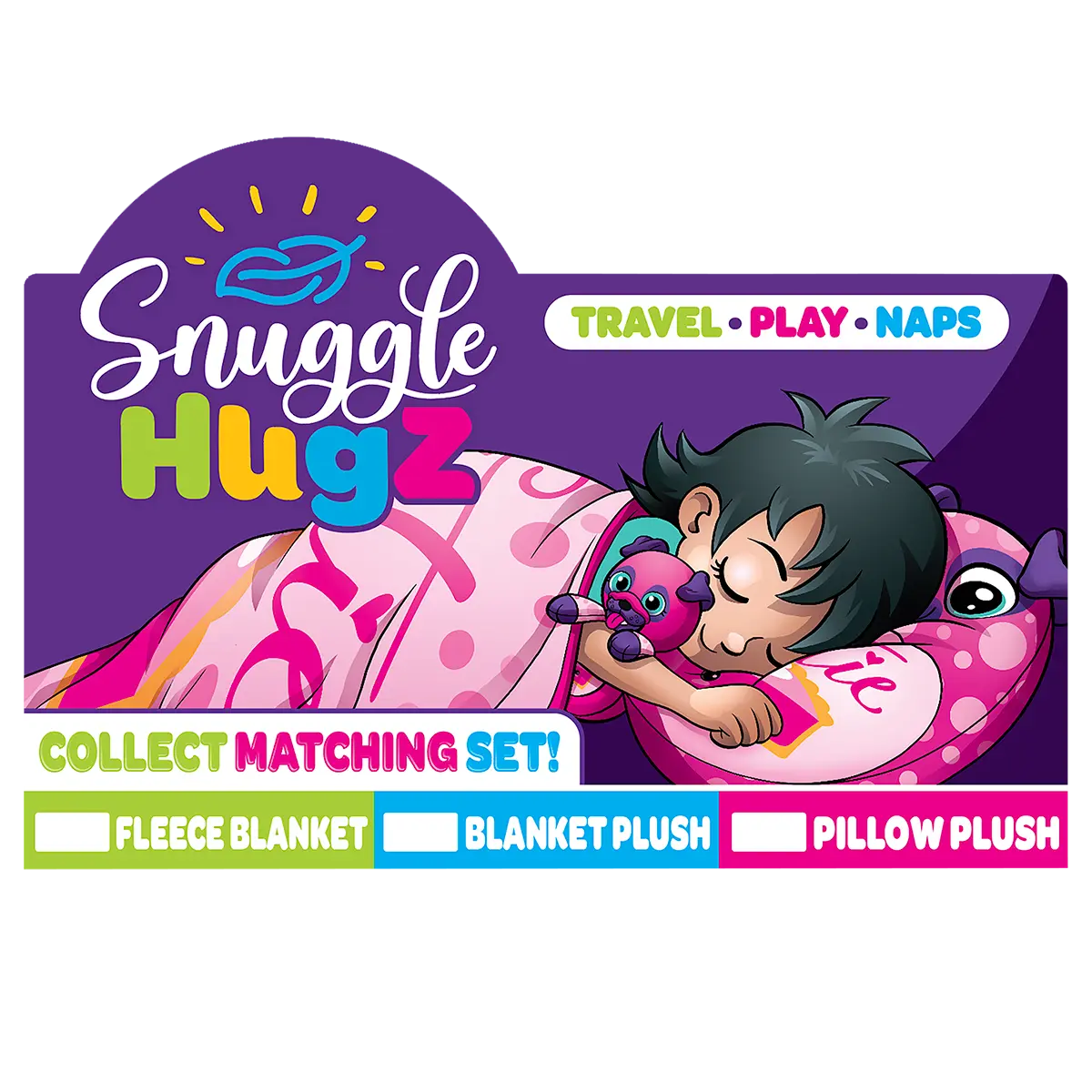 Blanket and Plush Kids Assortment Floor Display - 32 Pieces Per Retail Ready Display 88509 KIPP BROTHERS