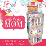 Mother's Day Celebrate Mom Assortment Floor Display - 65 Pieces Per Retail Ready Floor Display 88581