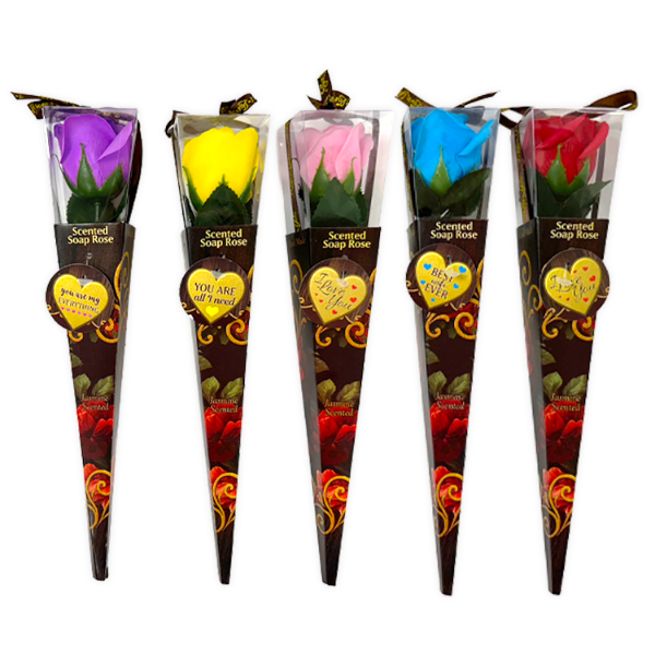 Valentines Day Rose Plush and Gift Assortment Floor Display - 78 Pieces Per Retail Ready Display Kit 88615 NOVELTY INC