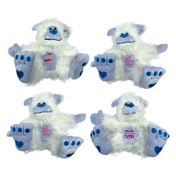 Valentines Day Glass Plush and Gift Assortment Floor Display - 56 Pieces Per Retail Ready Display Kit 88616 NOVELTY INC