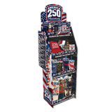 Patriotic USA 250 Floor Display - 58 Pieces Per Retail Ready Display Kit 88627