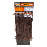 10FT Braided Sync and Charge Cable Assortment Floor Display - 24 Pieces Per Retail Ready Display Kit 88628