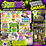 SquishZilla™ Squishy Fidget Toy Assortment Floor Display - 86 Pieces Per Retail Ready Display Kit 88633