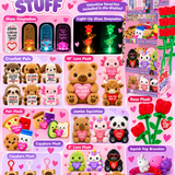 Valentine's Day Love Stuff Floor Display - 60 Pieces Per Retail Ready Display Kit 88638