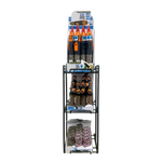 Camo Torch Tower – 3 Tier Metal Countertop Assortment - 39 Pieces Per Retail Ready Display 88671 TORCH BLUE