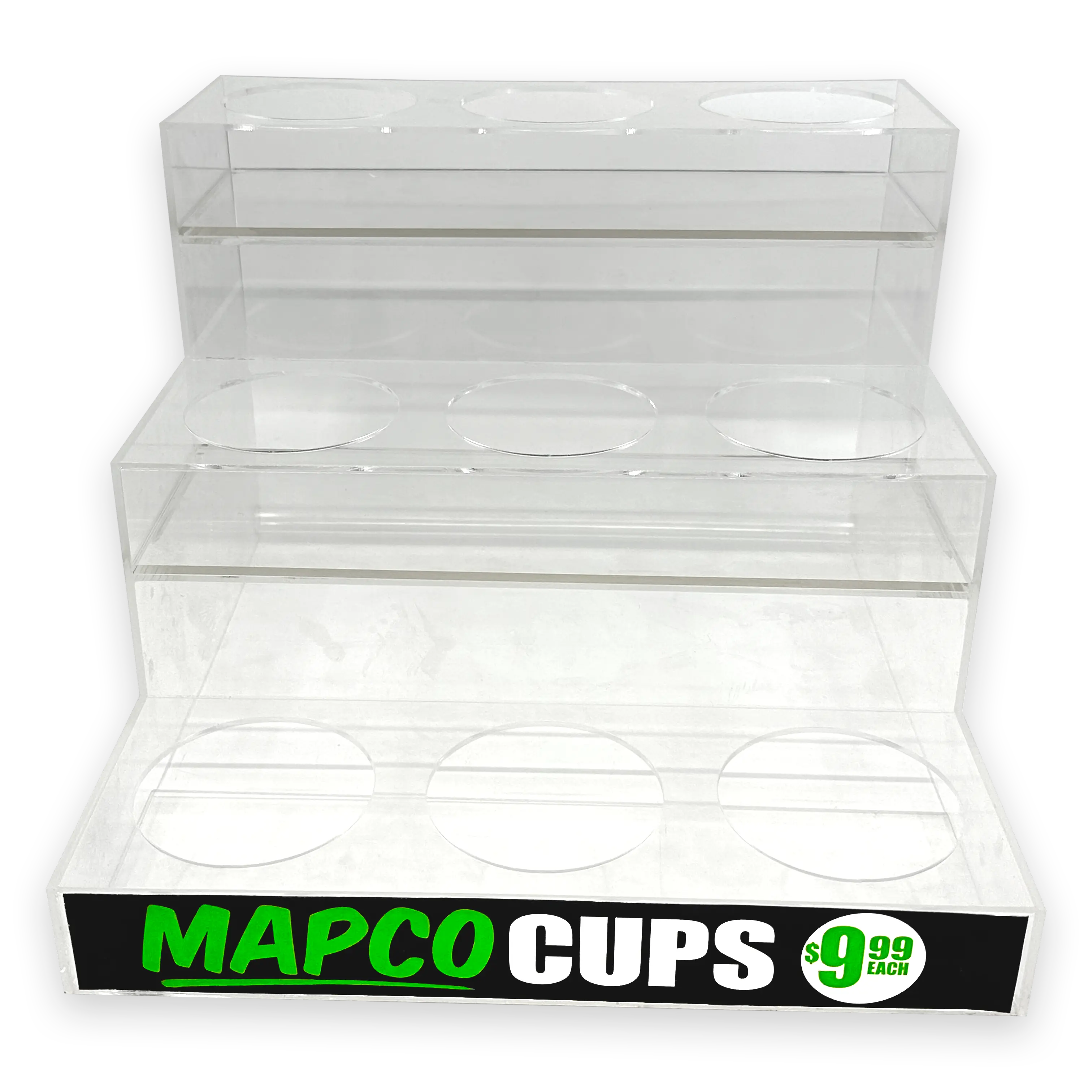 Merchandising Fixture - Lucite 20Oz Cup Display ONLY 977710 NOVELTY INC