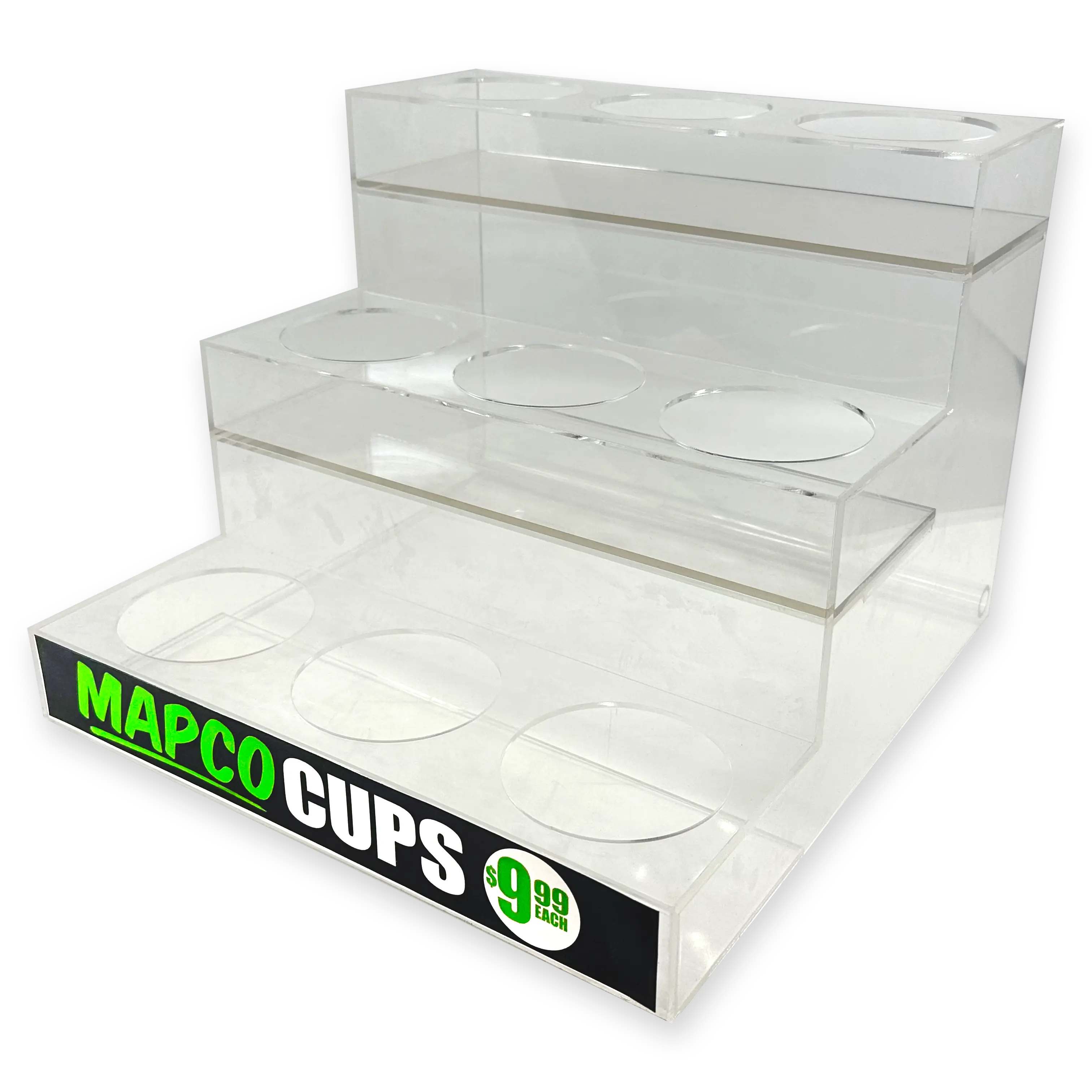 Merchandising Fixture - Lucite 20Oz Cup Display ONLY 977710 NOVELTY INC