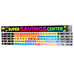 Merchandising Fixture - 4' Merchandising 6 Sign Set 978960 NOVELTY INC