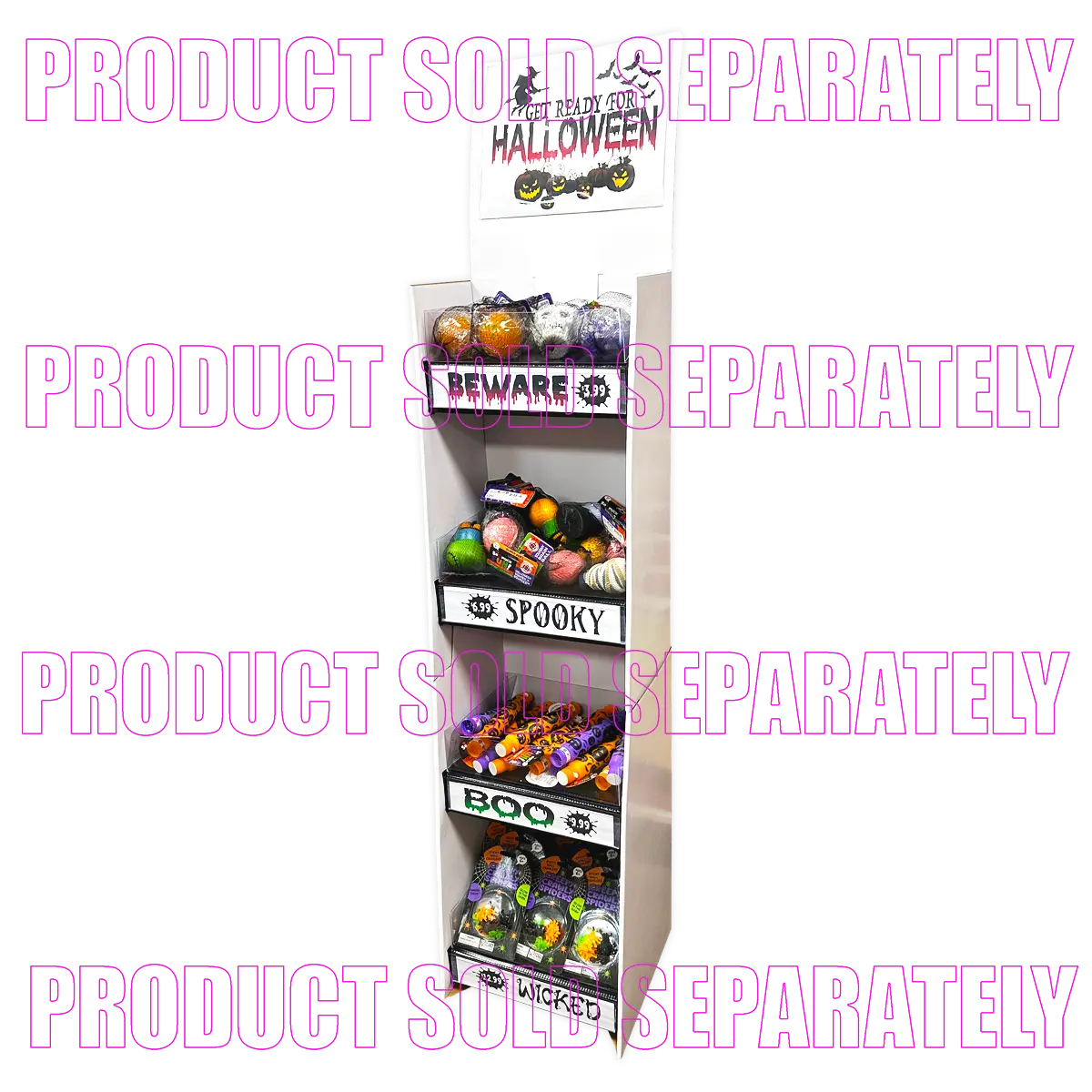 Merchandising Fixture - PVC Box Tray 3 980550 NOVELTY INC