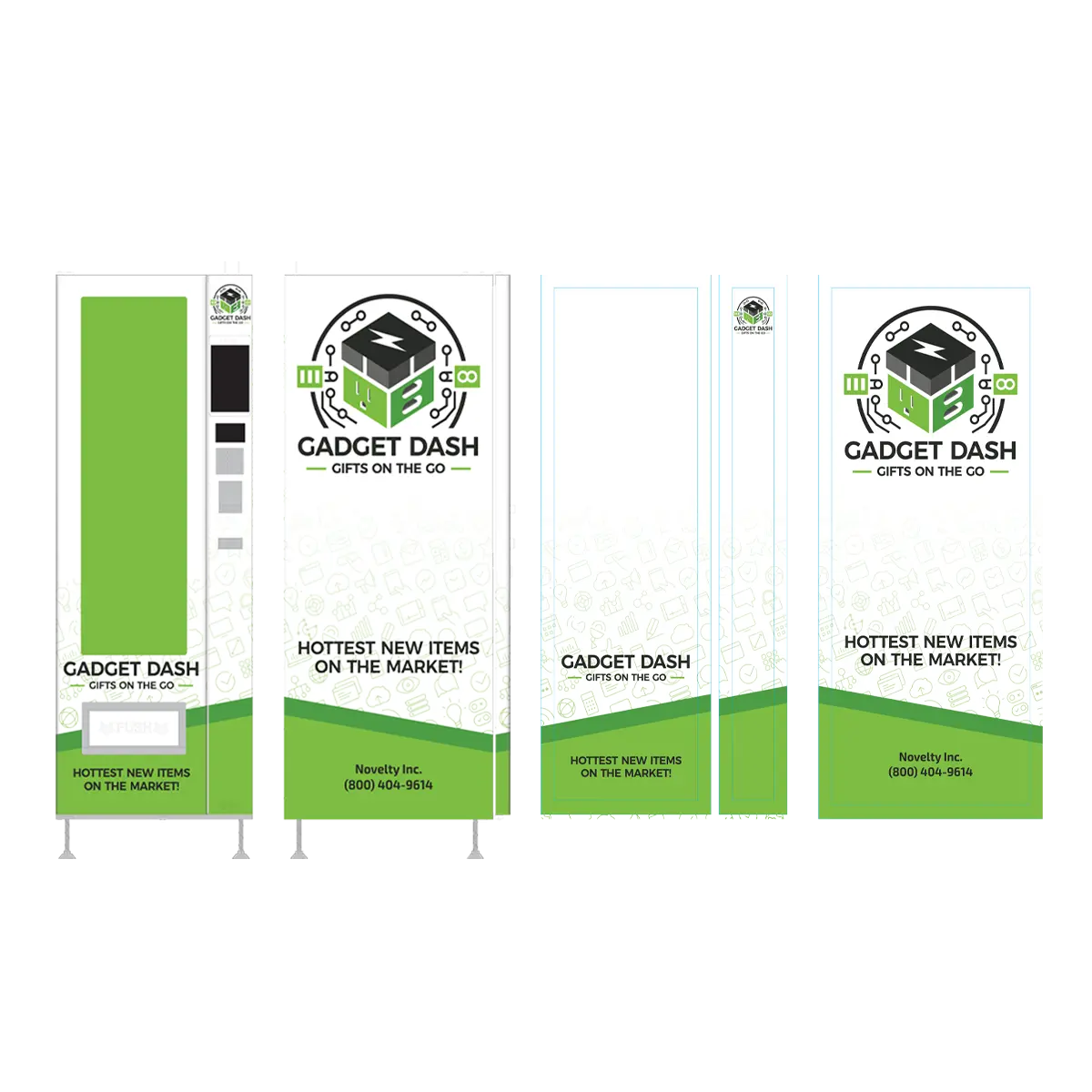 Merchandising Fixture - Gadget Dash Gifts on the Go Vending Machine ONLY 986200 NOVELTY INC