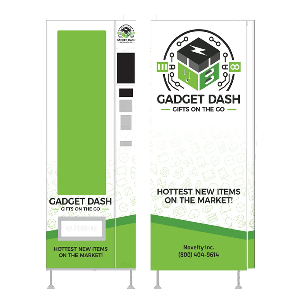 Merchandising Fixture - Gadget Dash Gifts on the Go Vending Machine ONLY 986200 NOVELTY INC