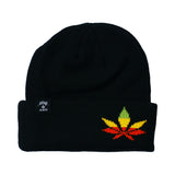 Hemp Leaf Knit Pocket Beanie - Select Your Style - 1 Per Pack