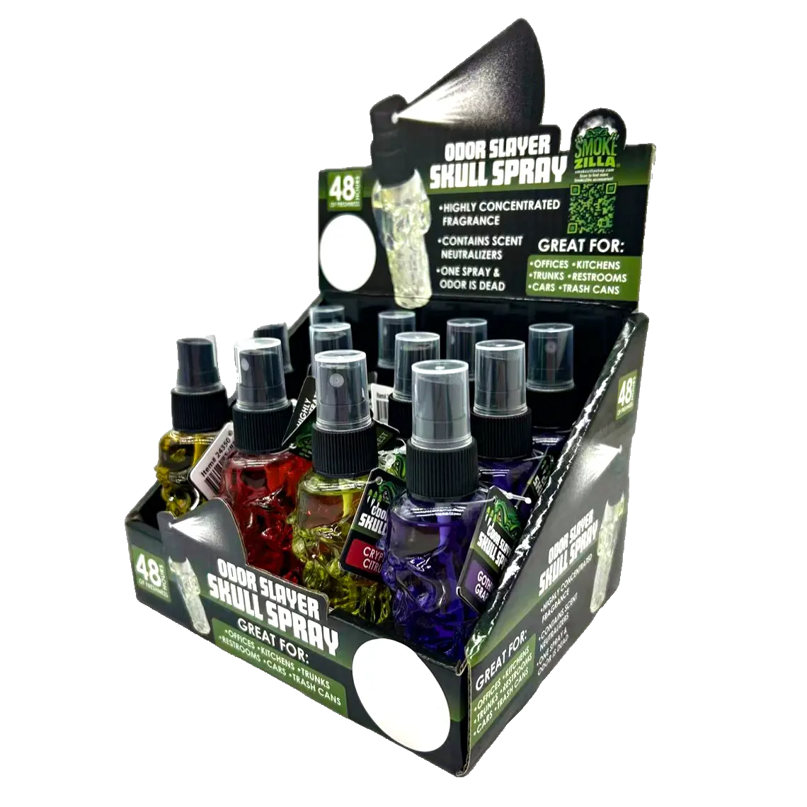 Smokezilla Curated Best Sellers Smoking Accessories Floor Display 88677 NOVELTY INC