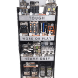 Curated Roughneck Patriotic Top Seller Floor Display 88660 NOVELTY INC
