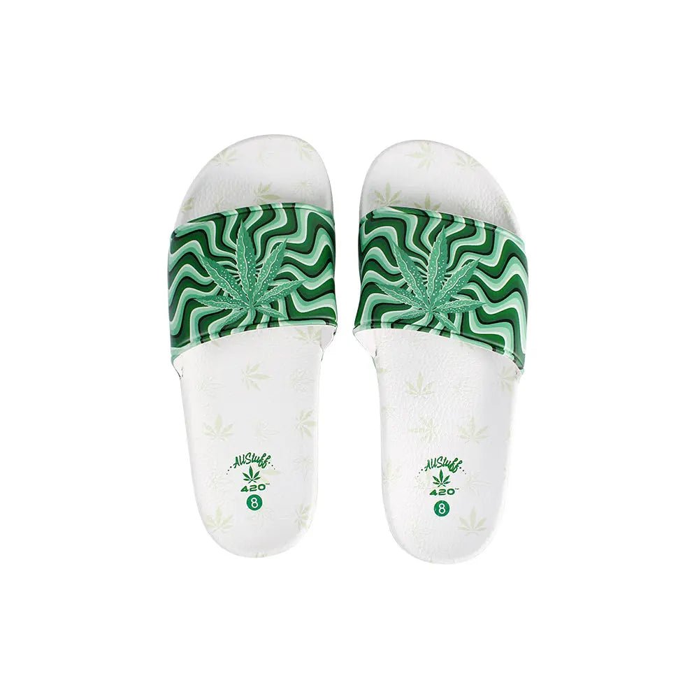 Himpy Slides - Womens Skywalker Alien White Sandal - 1 Pair Per Pack ALL STUFF 420