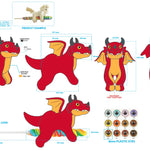 Lollipop Plush Pops Toy - 72 Pieces Per Pack 40352 KIPP BROTHERS