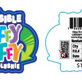 Reversible Fluffy Stuffy Plush with Merchandising Strip - 6 Pieces Per Pack 23578