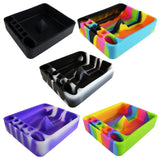 Silicone Ashtray with Assorted Colors - 6 Per Retail Ready Display 40957