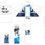 XXL Torch Lighter with Bonus Butane Refill Blister 2-Pack Sets - 6 Sets Per Display 26244 TORCH BLUE