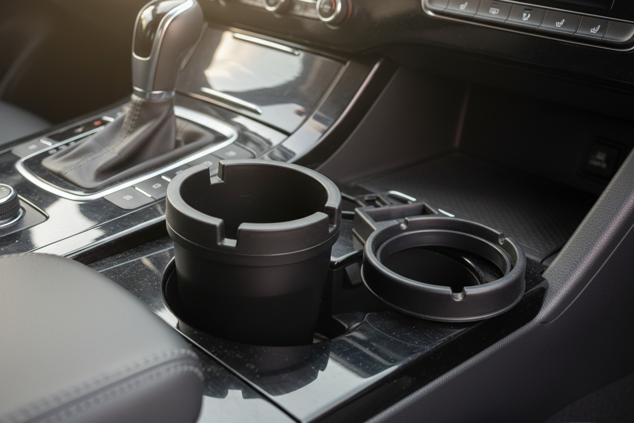 Cupholder with lid removed