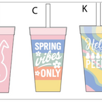 Easter Silicone 22oz Super Cups - 12 Pieces Per Retail Ready Display 41801 ROUGHNECK