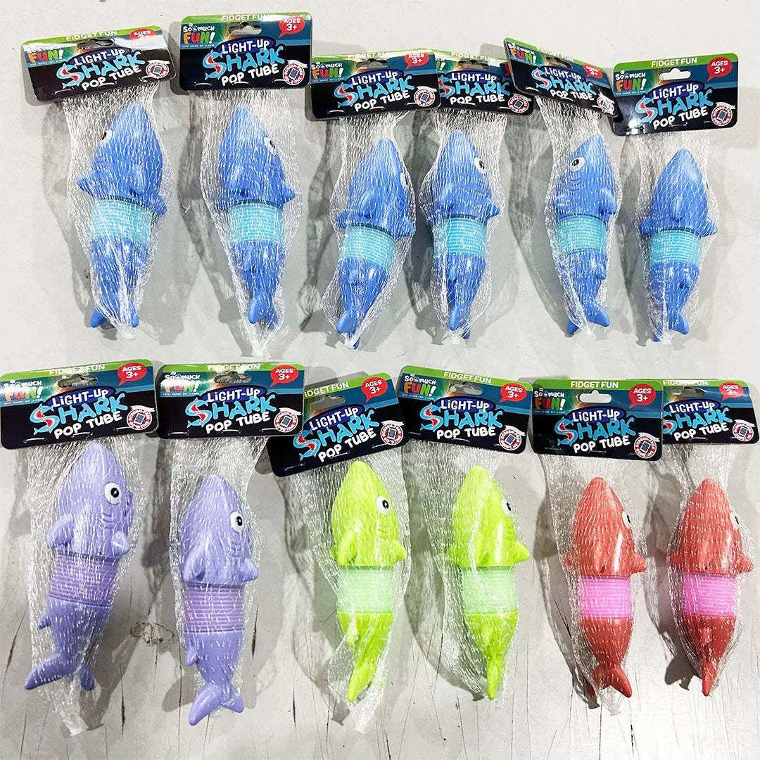 Bendy Shark Light-Up Toy - 12 Pieces Per Pack 23683 KIPP BROTHERS