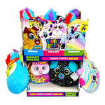 Pillow Plush Fluffy Stuffy Assortment Floor Display - 30 Pieces Per Retail Ready Display 88438 KIPP BROTHERS